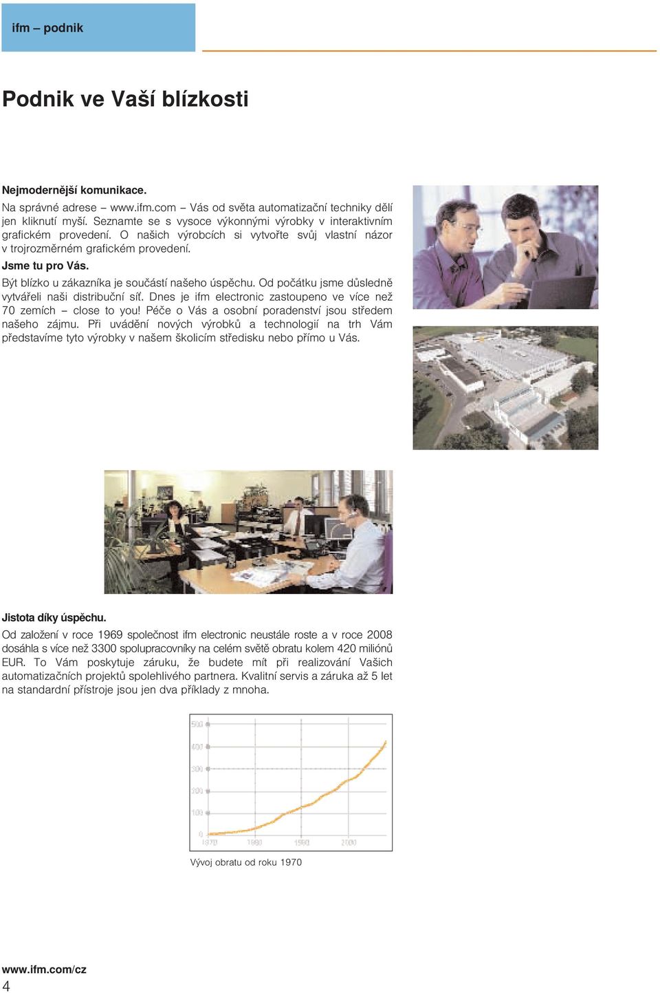 Být blízko u zákazníka je součástí našeho úspěchu. Od počátku jsme důsledně vytvářeli naši distribuční síť. Dnes je ifm electronic zastoupeno ve více než 70 zemích close to you!