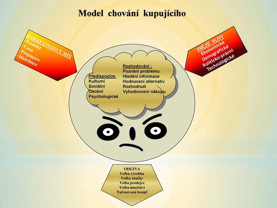 Hodnoceni alternativ Rozhodnutí Vyhodnocení nákupu ODEZVA Volba