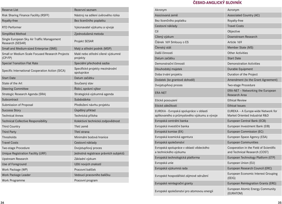 Agenda (SRA) Subcontract Submission of Proposal Success Story Technical Annex Technical Collective Responsibility Third Country Third Party Thresholds Travel Costs Two-stage Procedure Unique