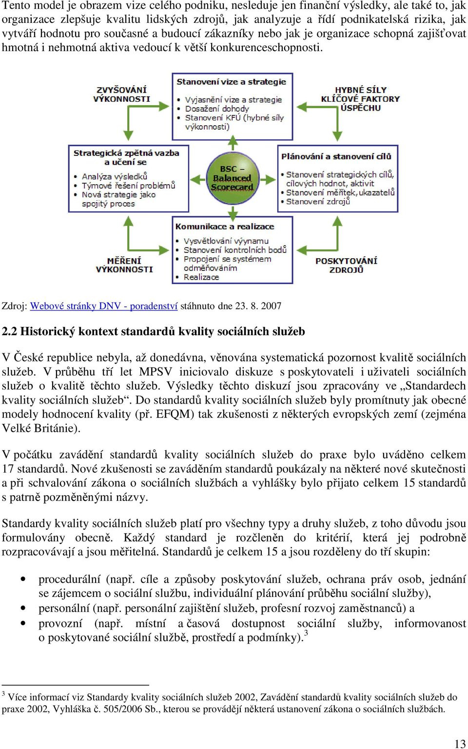 Zdroj: Webové stránky DNV - poradenství stáhnuto dne 23. 8. 2007 2.