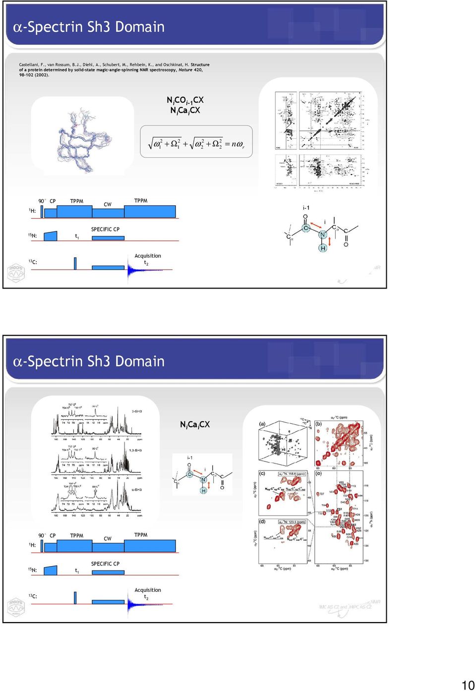 Structure of a protein determined by solid-state magic-angle-spinning NMR spectroscopy, Nature