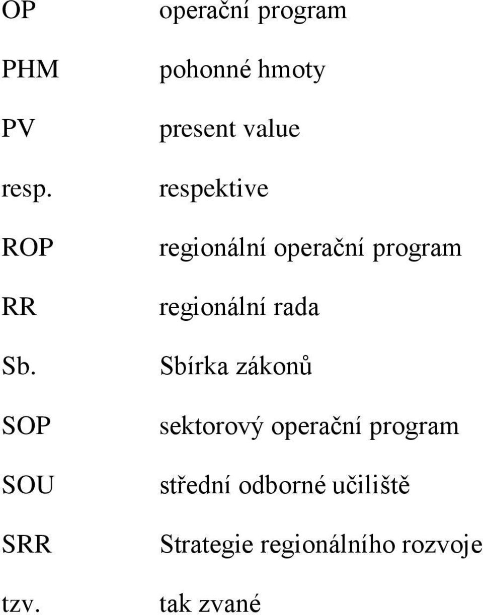 regionální operační program regionální rada Sbírka zákonů