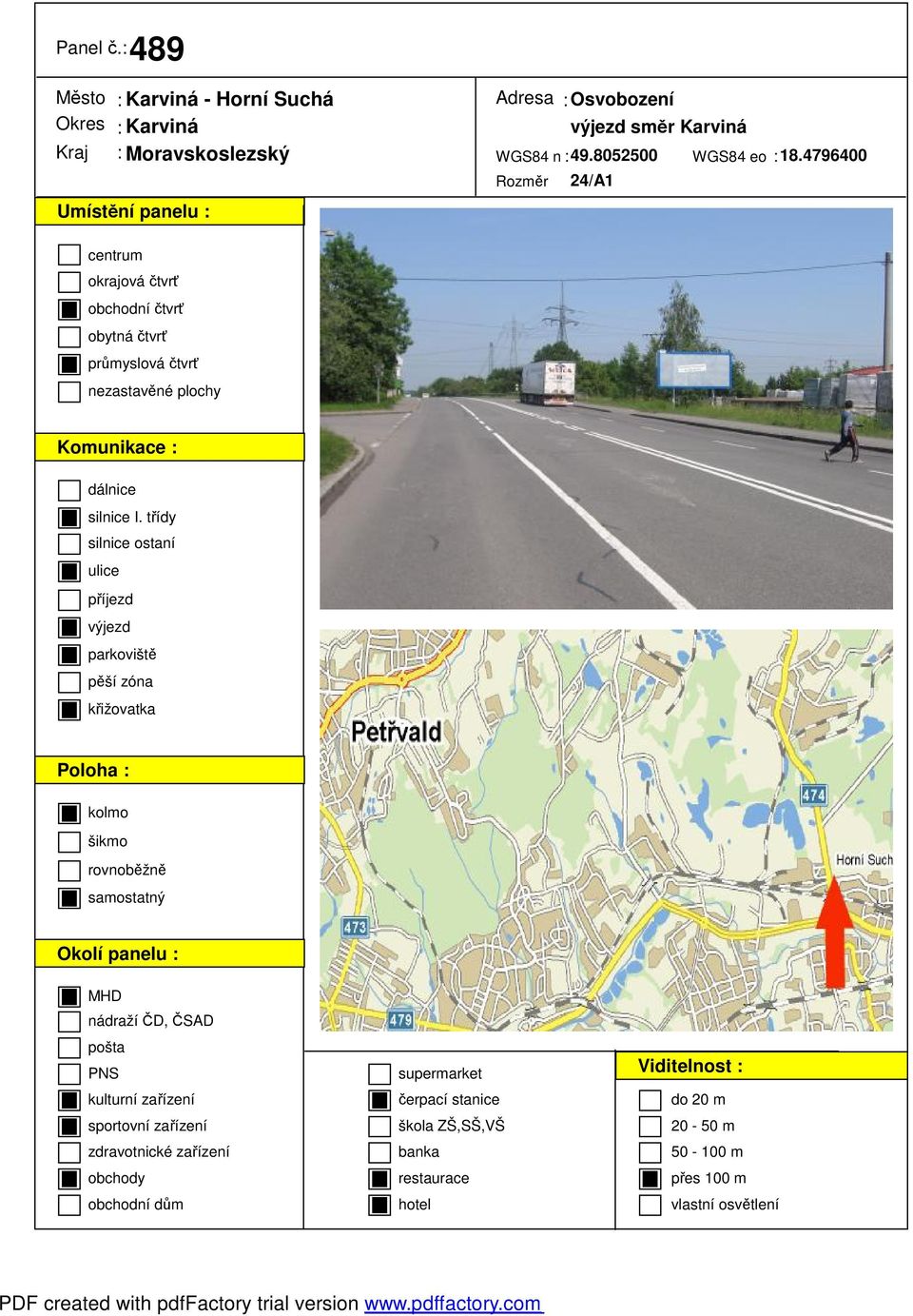 : Osvobození směr Karviná WGS84