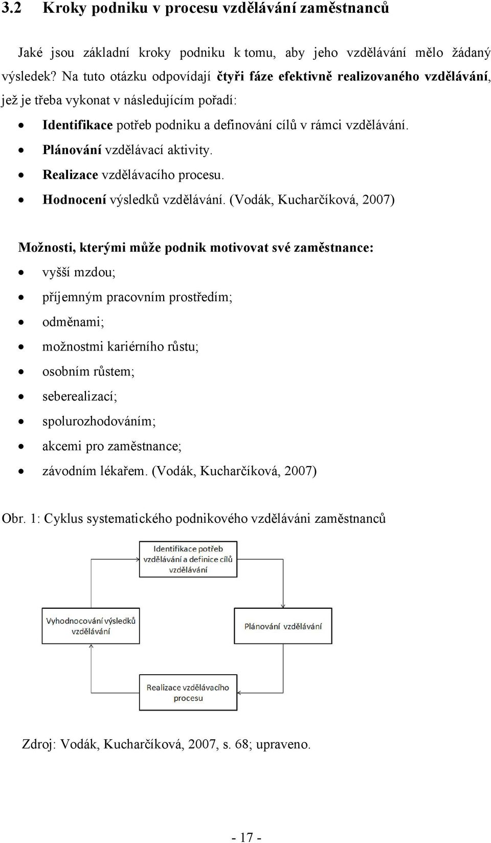 Plánování vzdělávací aktivity. Realizace vzdělávacího procesu. Hodnocení výsledků vzdělávání.