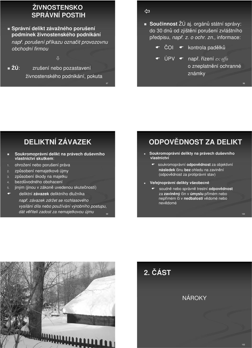 orgán státní správy: do 30 dn od zjištní porušení zvláštního pedpisu, nap. z. o ochr. zn., informace: OI kontrola padlk ÚPV nap.