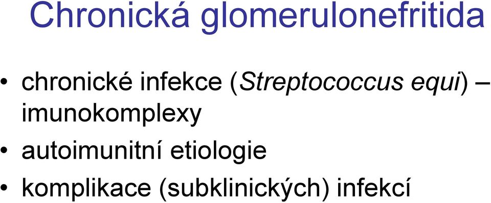 equi) imunokomplexy autoimunitní