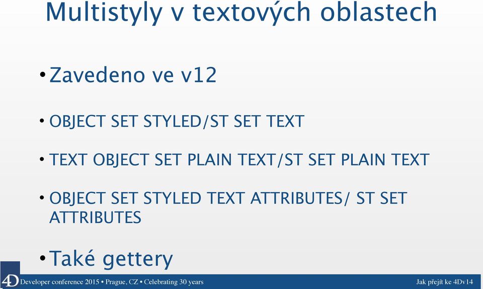 SET PLAIN TEXT/ST SET PLAIN TEXT OBJECT SET