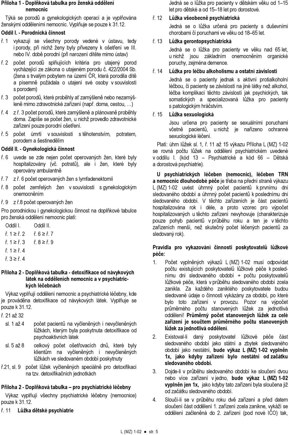 2 počet porodů splňujících kritéria pro utajený porod vycházející ze zákona o utajeném porodu č. 422/2004 Sb.