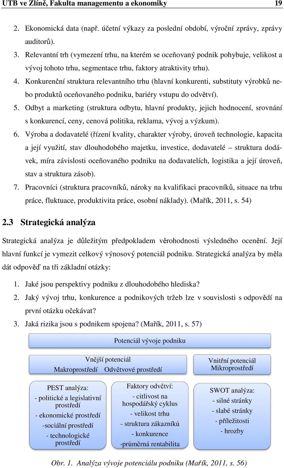 Konkurenční struktura relevantního trhu (hlavní konkurenti, substituty výrobků ne- bo produktů oceňovaného podniku, bariéry vstupu do odvětví). 5.