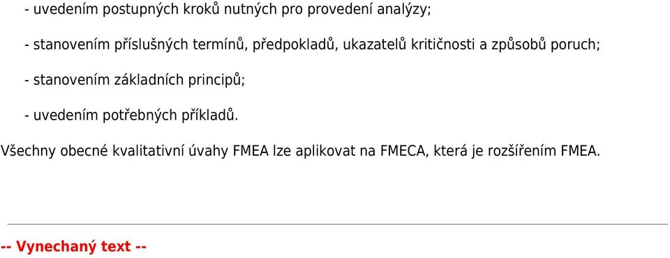 stanovením základních principů; - uvedením potřebných příkladů.