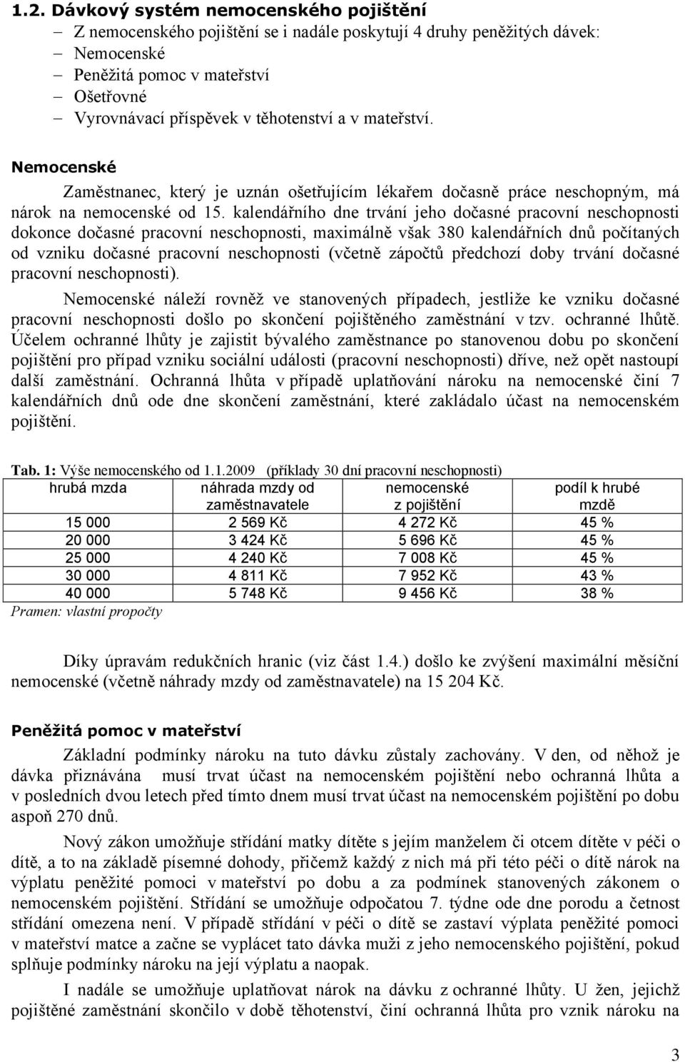 kalendářního dne trvání jeho dočasné pracovní neschopnosti dokonce dočasné pracovní neschopnosti, maximálně však 380 kalendářních dnů počítaných od vzniku dočasné pracovní neschopnosti (včetně