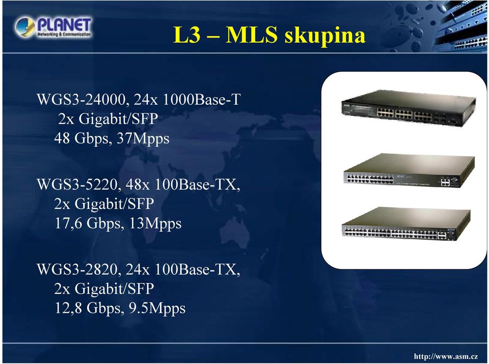 100Base-TX, 2x Gigabit/SFP 17,6 Gbps, 13Mpps