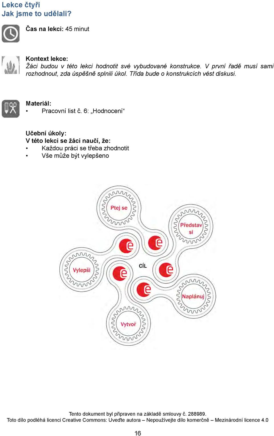 konstrukce. V první řadě musí sami rozhodnout, zda úspěšně splnili úkol.