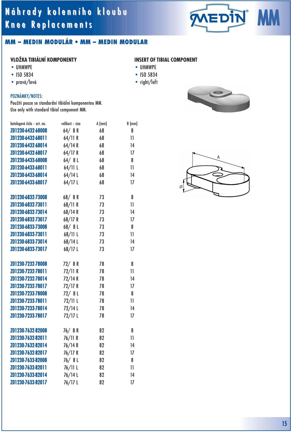 Z030--8008 Z030--8011 Z030--801 Z030--801 Z030-33-8008 Z030-33-8011 Z030-33-801 Z030-33-801 / 8 R /11 R /1 R /1 R / 8 L /11 L /1 L /1 L A (mm) 8 8 8 8 8 8 8 8 B (mm) 8 11 1 1 8 11 1 1 Z030-8-3008