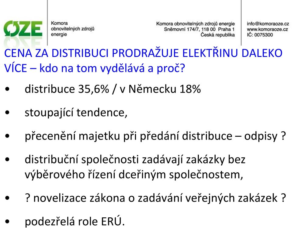 distribuce odpisy?