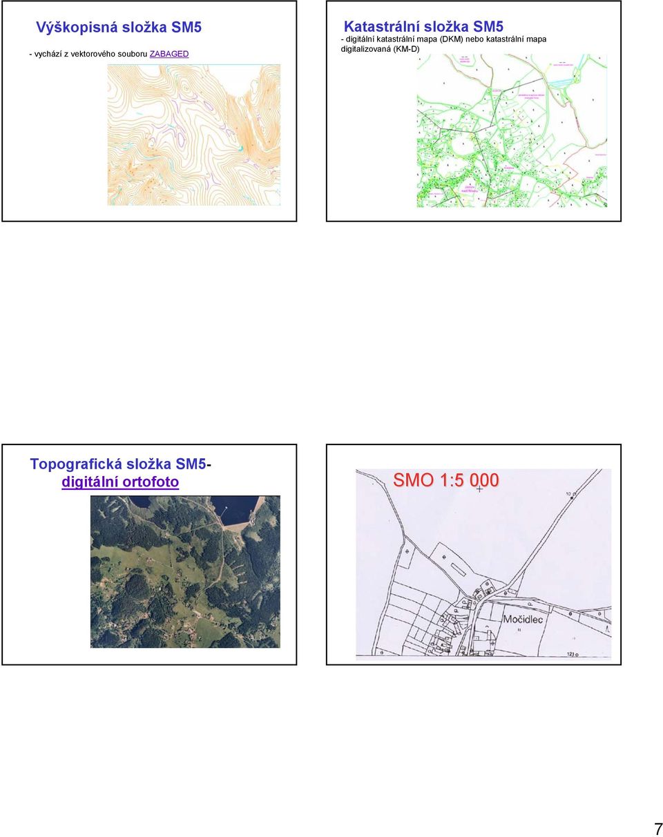 mapa (DKM) nebo katastrální mapa digitalizovaná (KM-D)