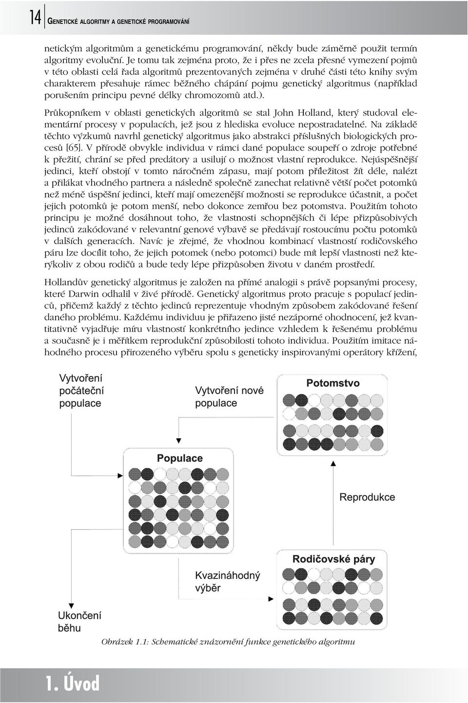 pojmu genetický algoritmus (například porušením principu pevné délky chromozomů atd.).