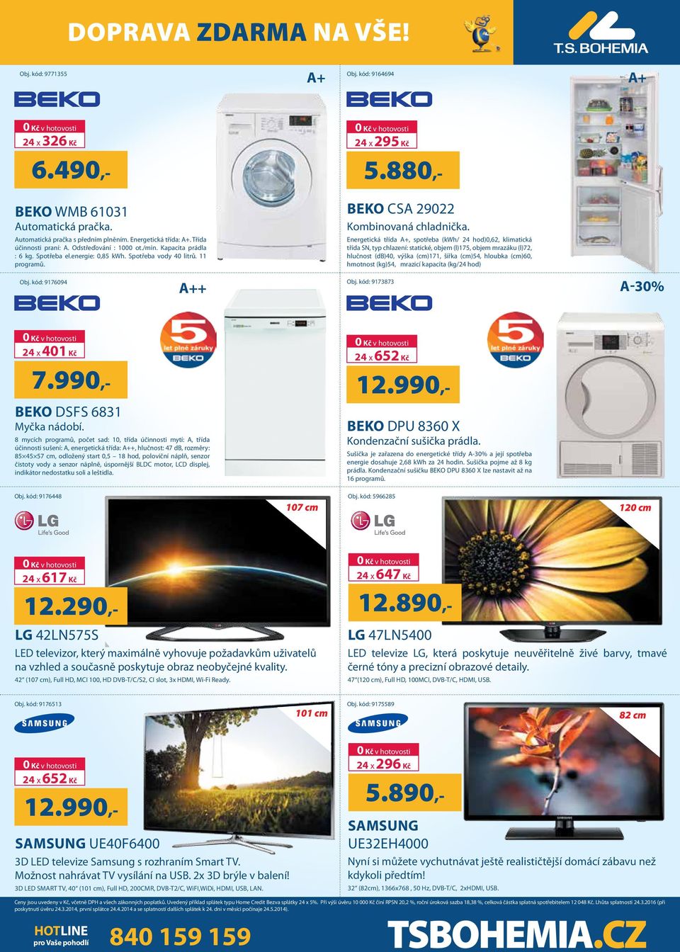 kód: 9176094 A++ BEKO CSA 29022 Kombinovaná chladnička.