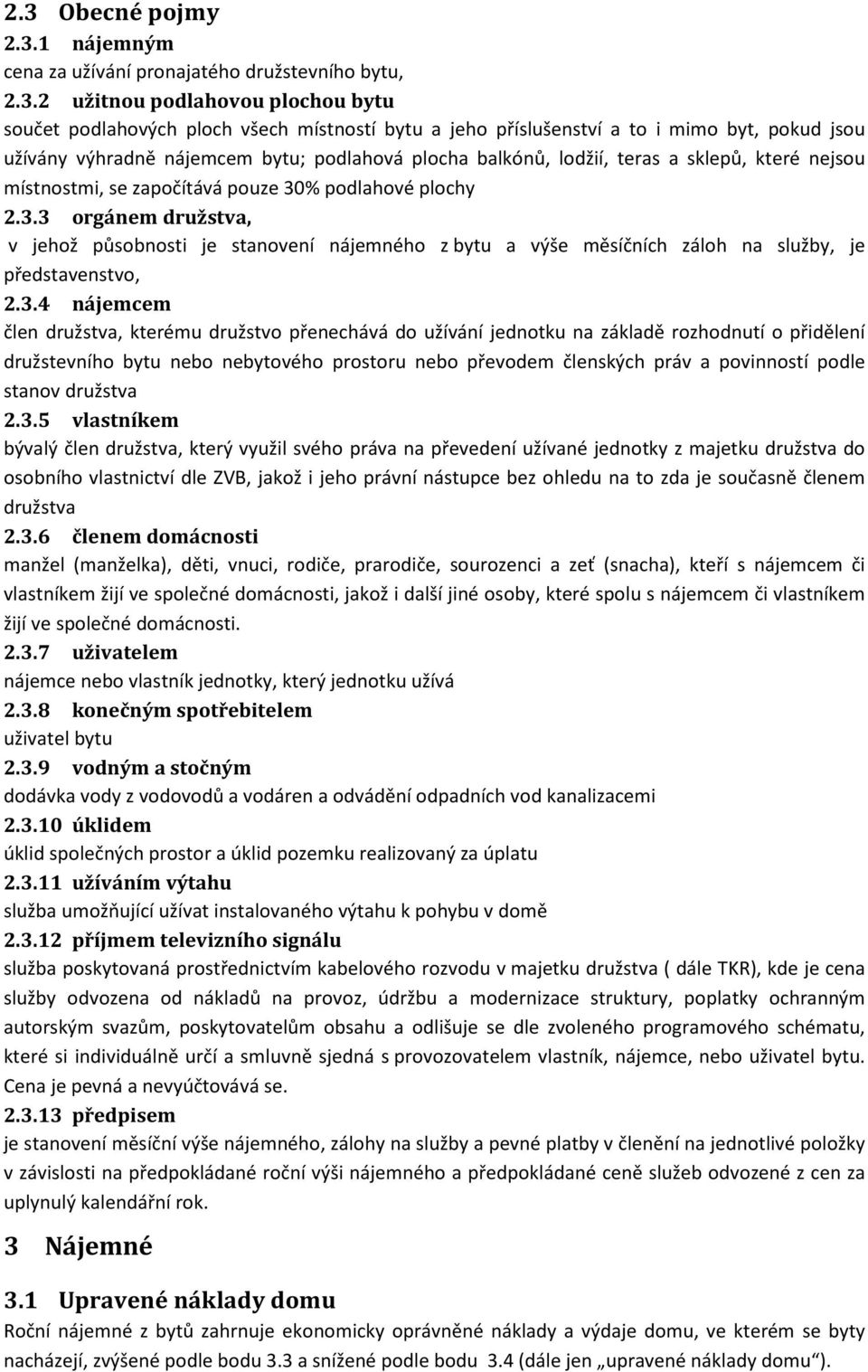 % podlahové plochy 2.3.