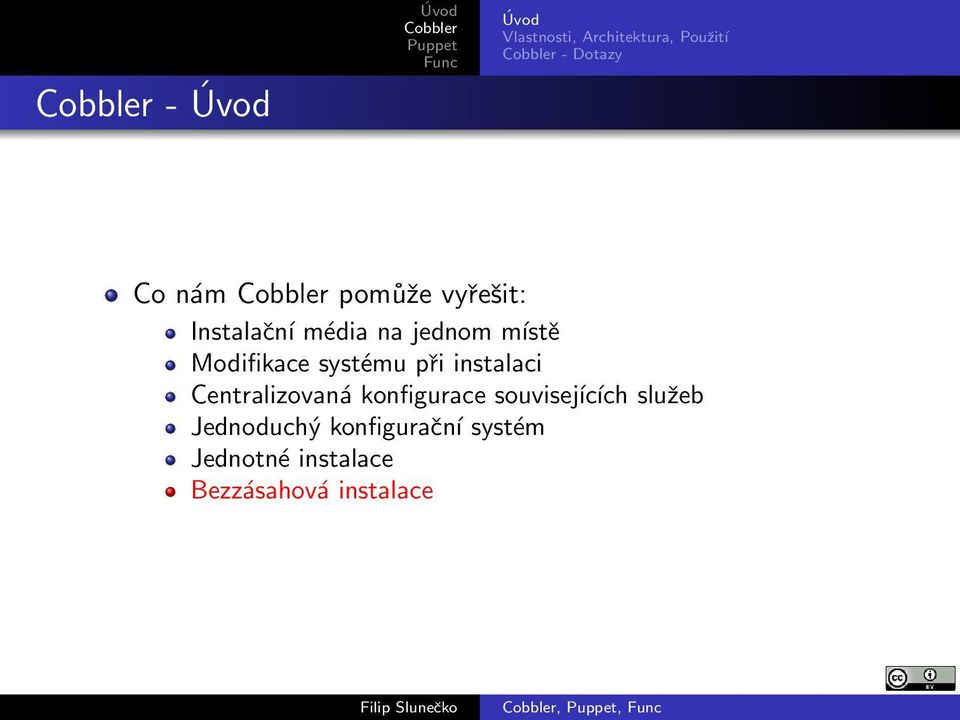 instalaci Centralizovanс konfigurace souvisejэcэch slueb