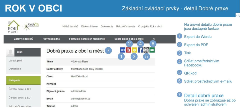 Sdílet prostřednictvím Facebooku QR kod 6 Sdílet prostřednictvím