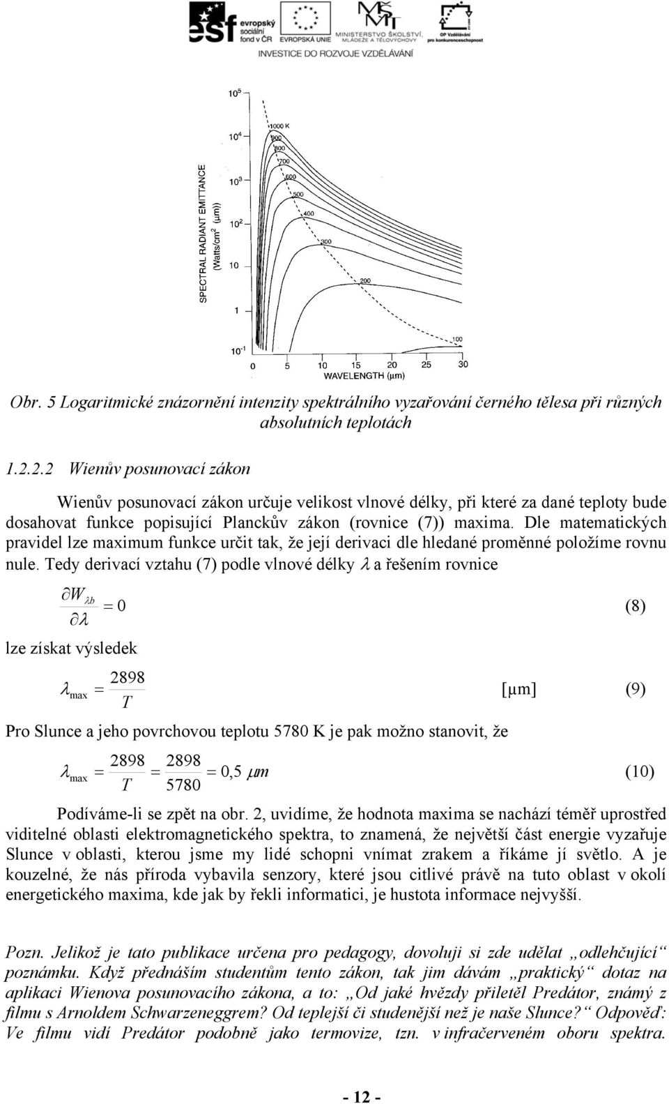 Dle matematických pravidel lze maximum funkce určit tak, že její derivaci dle hledané proměnné položíme rovnu nule.