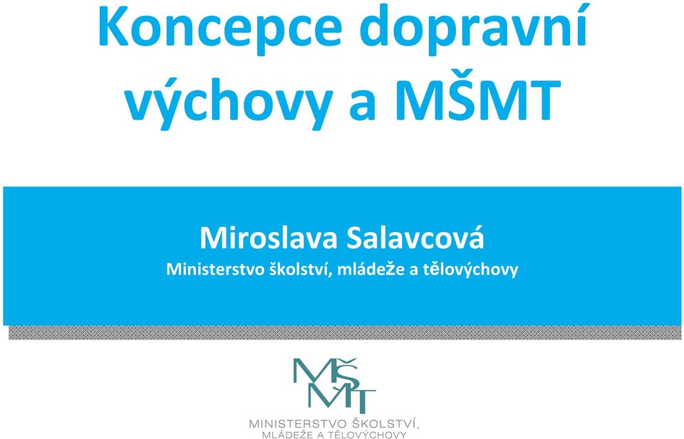 Salavcová Ministerstvo