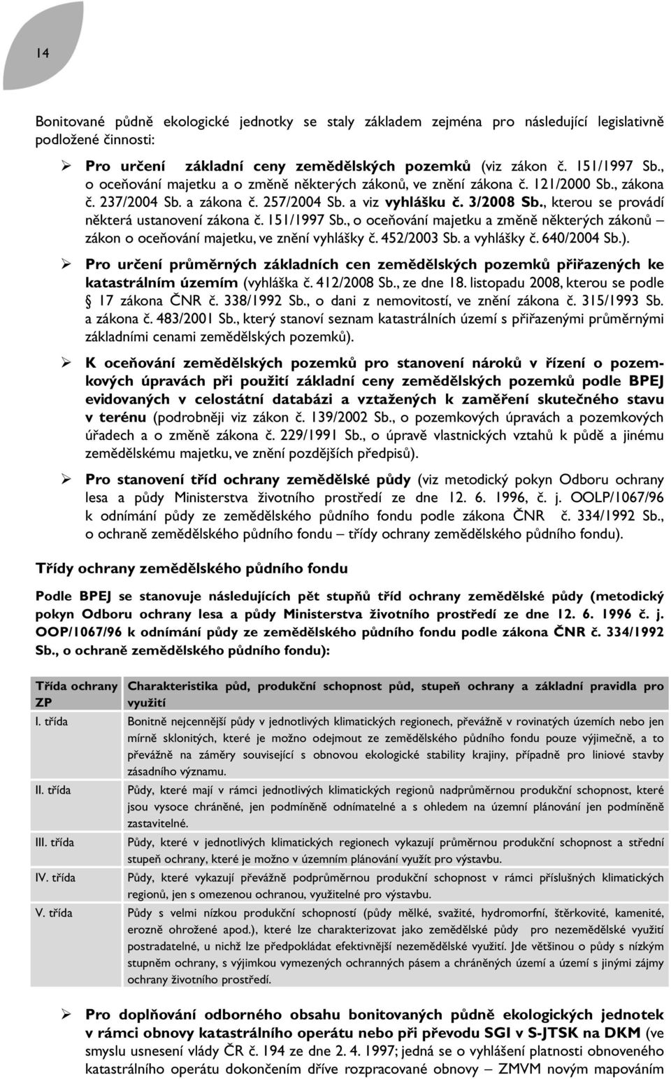 , kterou se provádí některá ustanovení zákona č. 151/1997 Sb., o oceňování majetku a změně některých zákonů zákon o oceňování majetku, ve znění vyhlášky č. 452/2003 Sb. a vyhlášky č. 640/2004 Sb.).