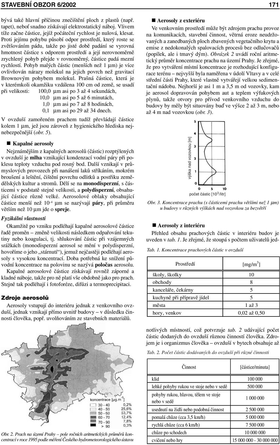 Proti jejímu pohybu působí odpor prostředí, který roste se zvětšováním pádu, takže po jisté době padání se vyrovná hmotnost částice s odporem prostředí a její nerovnoměrně zrychlený pohyb přejde v