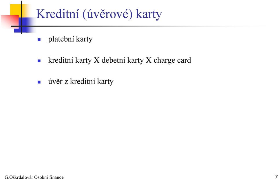 karty X charge card úvěr z