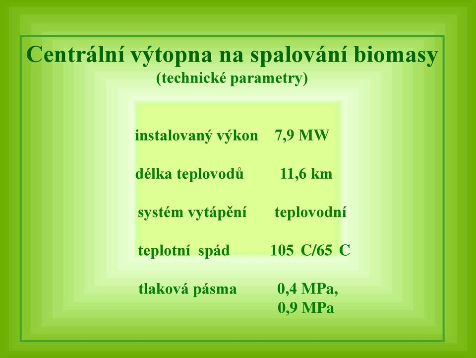 délka teplovodů systém vytápění teplotní spád