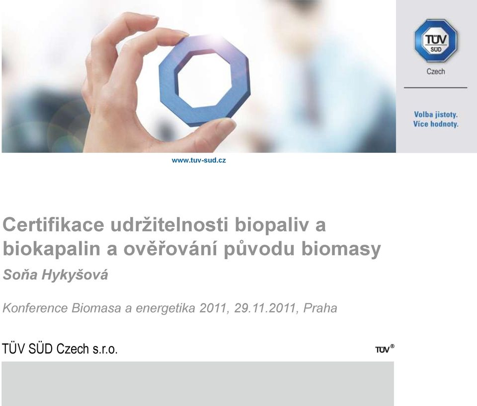 biokapalin a ověřování původu biomasy