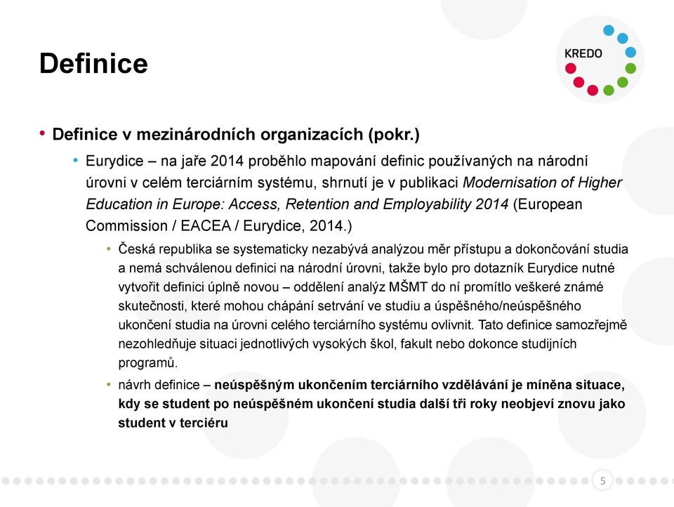 Employability 2014 (European Commission / EACEA / Eurydice, 2014.