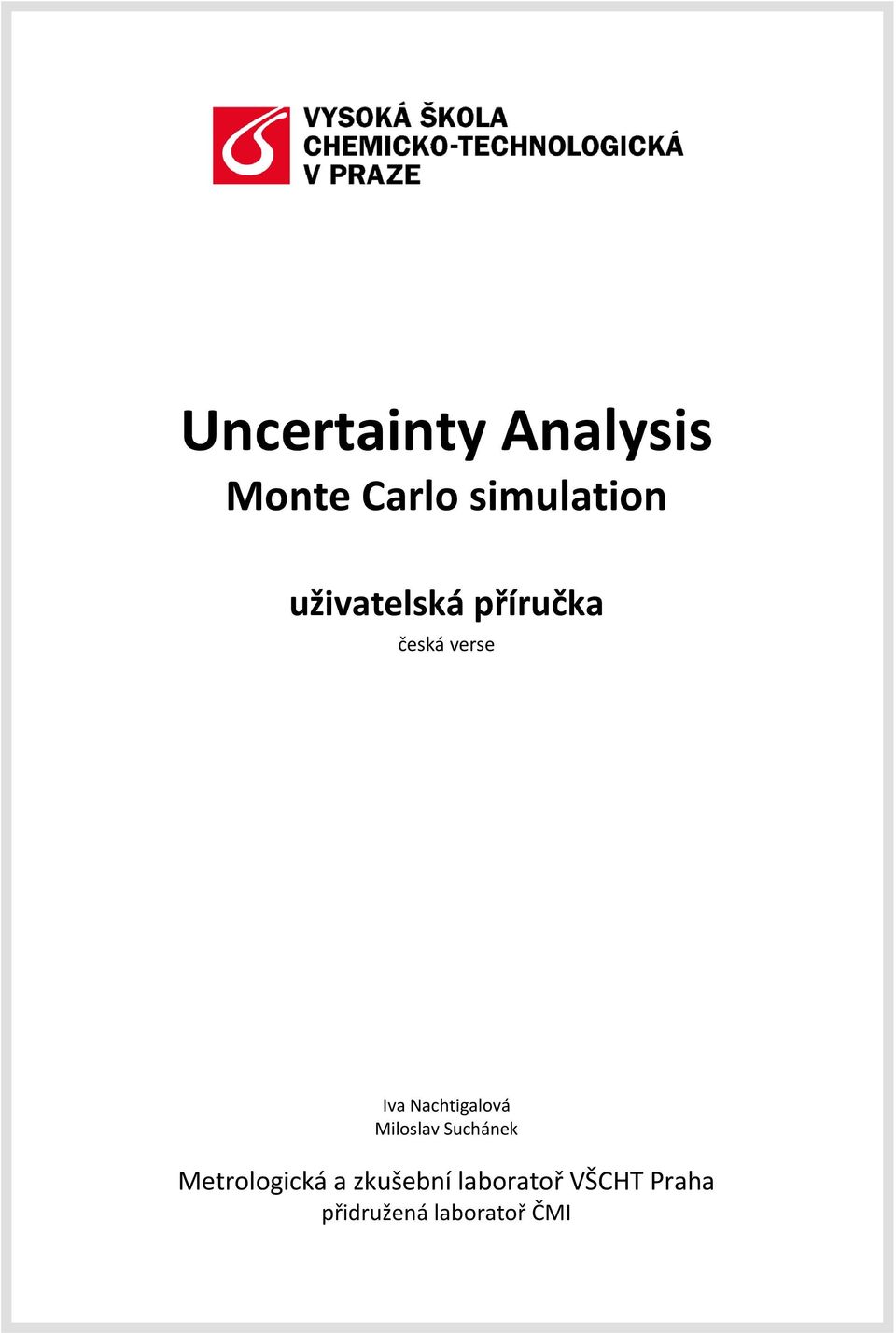Nachtigalová Miloslav Suchánek Metrologická a