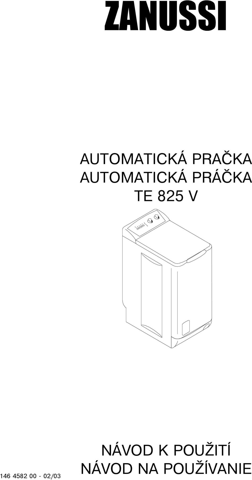 V 146 4582 00-02/03 NÁVOD