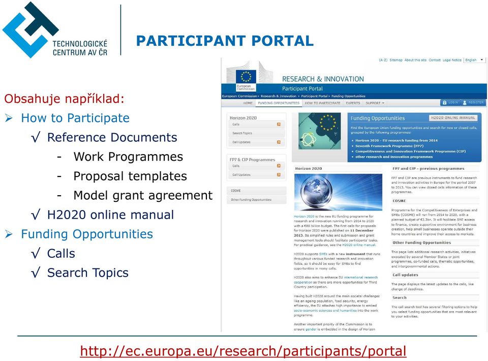 Model grant agreement H2020 online manual Funding