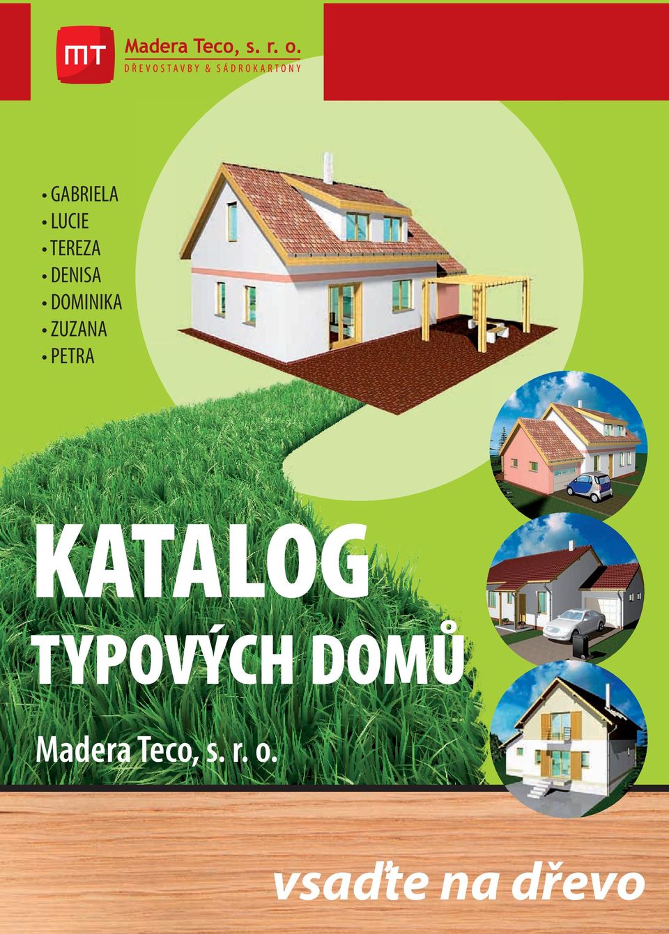 PETRA KATALOG TYPOVÝCH DOMŮ