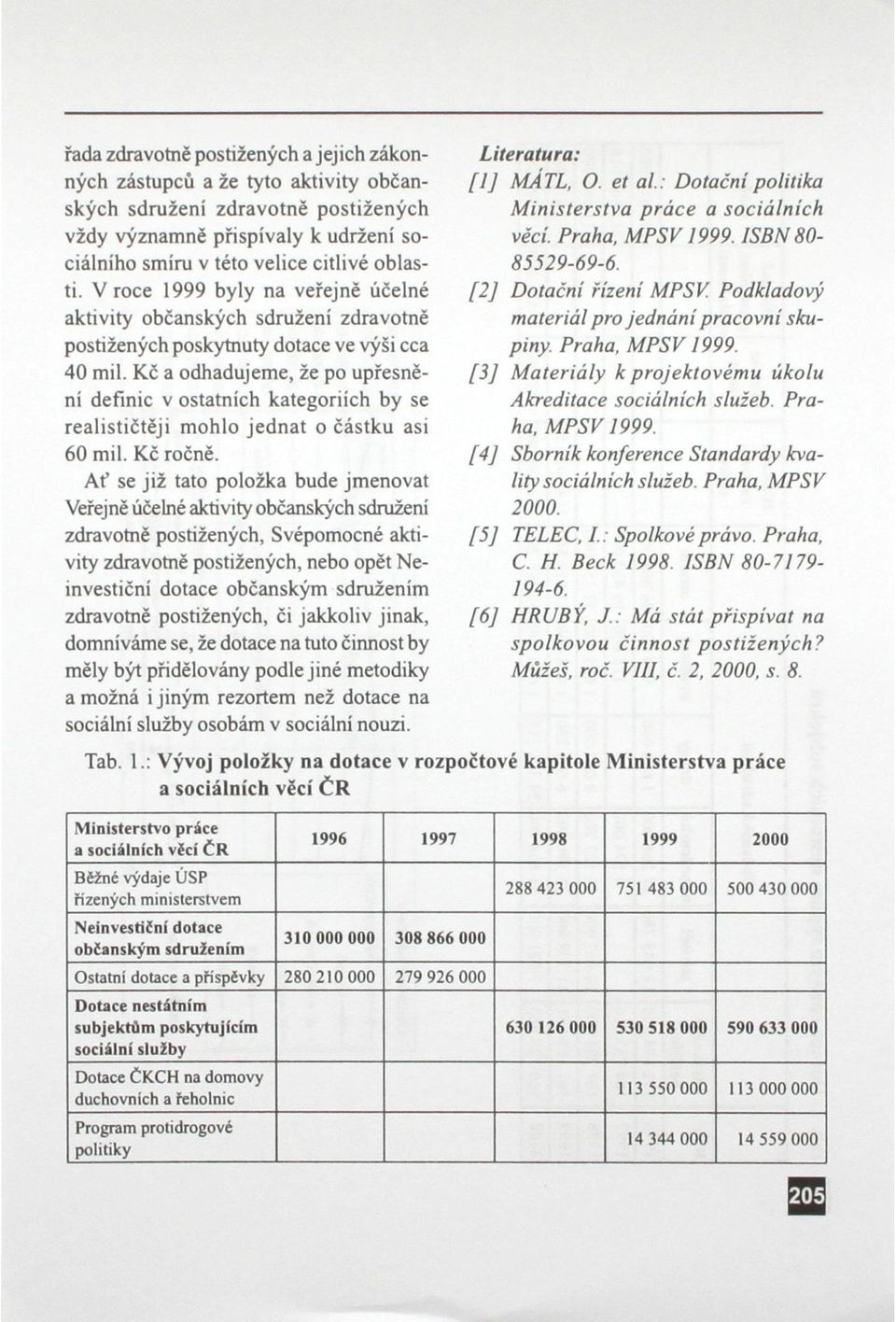 Kč a odhadujeme, že po upřesnění definic v ostatních kategoriích by se realističtěji mohlo jednat o částku asi 60 mil. Kč ročně.