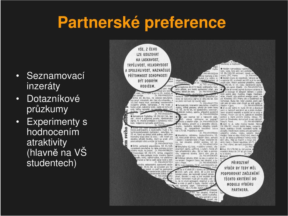 Experimenty s hodnocením