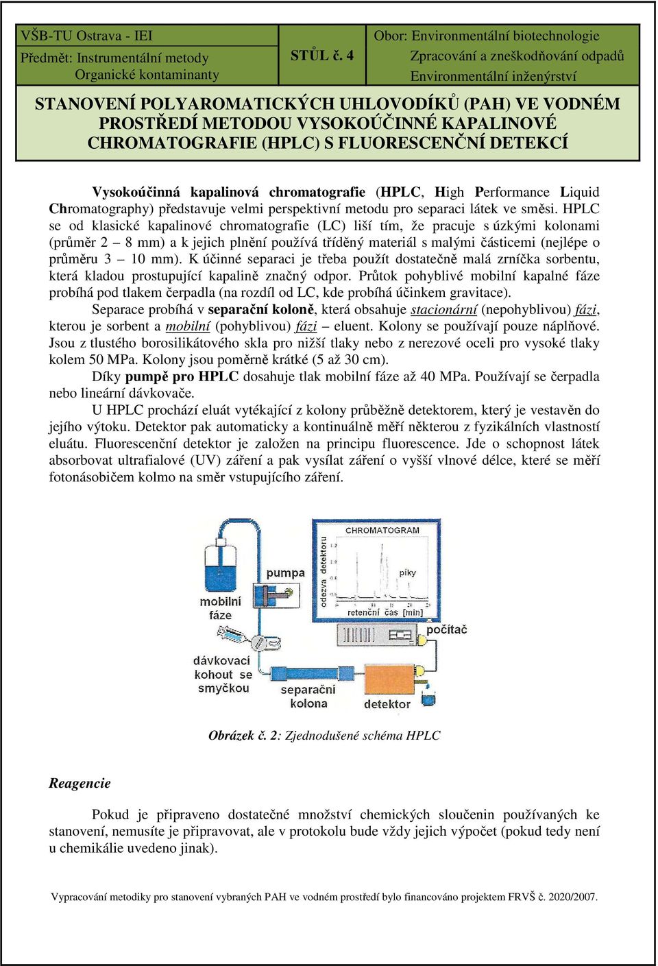 Performance Liquid Chromatography) představuje velmi perspektivní metodu pro separaci látek ve směsi.