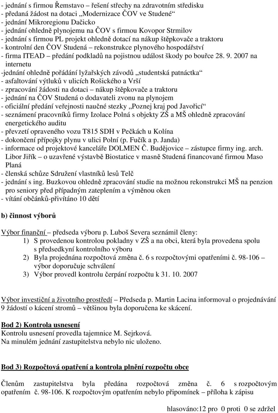 pojistnou událost škody po bouřce 28. 9.