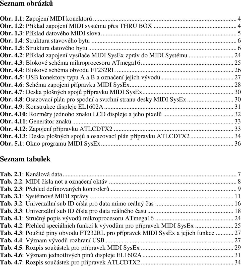 .. 26 Obr. 4.5: USB konektory typu A a B a označení jejich vývodů... 27 Obr. 4.6: Schéma zapojení přípravku MIDI SysEx... 28 Obr. 4.7: Deska plošných spojů přípravku MIDI SysEx... 30 Obr. 4.8: Osazovací plán pro spodní a svrchní stranu desky MIDI SysEx.
