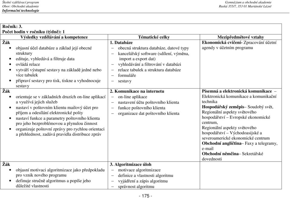 export dat) ovládá relace vyhledávání a filtrování v databázi vytváří výstupní sestavy na základě jedné nebo více tabulek relace tabulek a struktura databáze formuláře připraví sestavy pro tisk,