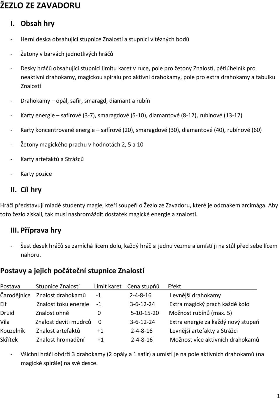 pětiúhelník pro neaktivní drahokamy, magickou spirálu pro aktivní drahokamy, pole pro extra drahokamy a tabulku Znalostí - Drahokamy opál, safír, smaragd, diamant a rubín - Karty energie safírové