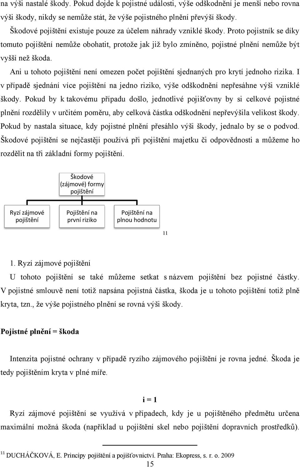 Ani u tohoto pojištění není omezen počet pojištění sjednaných pro krytí jednoho rizika. I v případě sjednání více pojištění na jedno riziko, výše odškodnění nepřesáhne výši vzniklé škody.