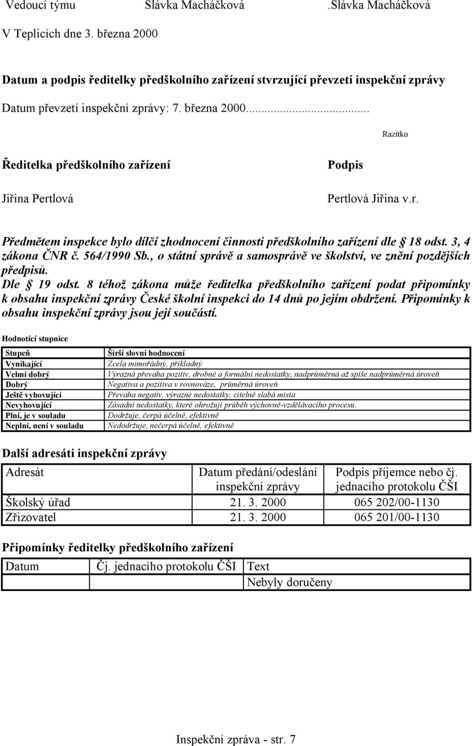 3, 4 zákona ČNR č. 564/1990 Sb., o státní správě a samosprávě ve školství, ve znění pozdějších předpisů. Dle 19 odst.