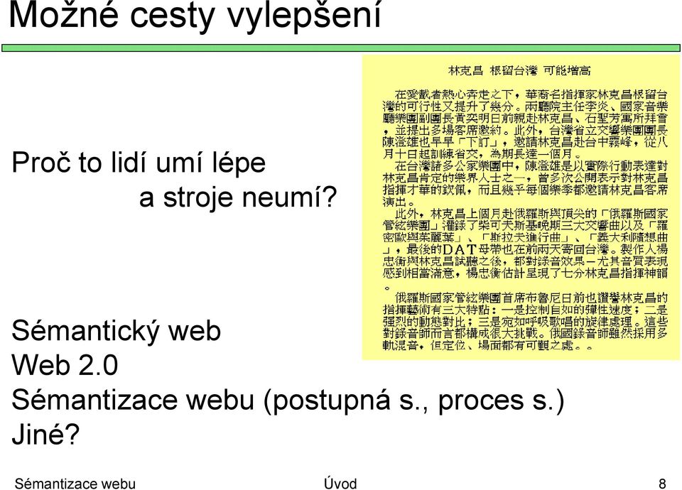 Sémantický web Web 2.