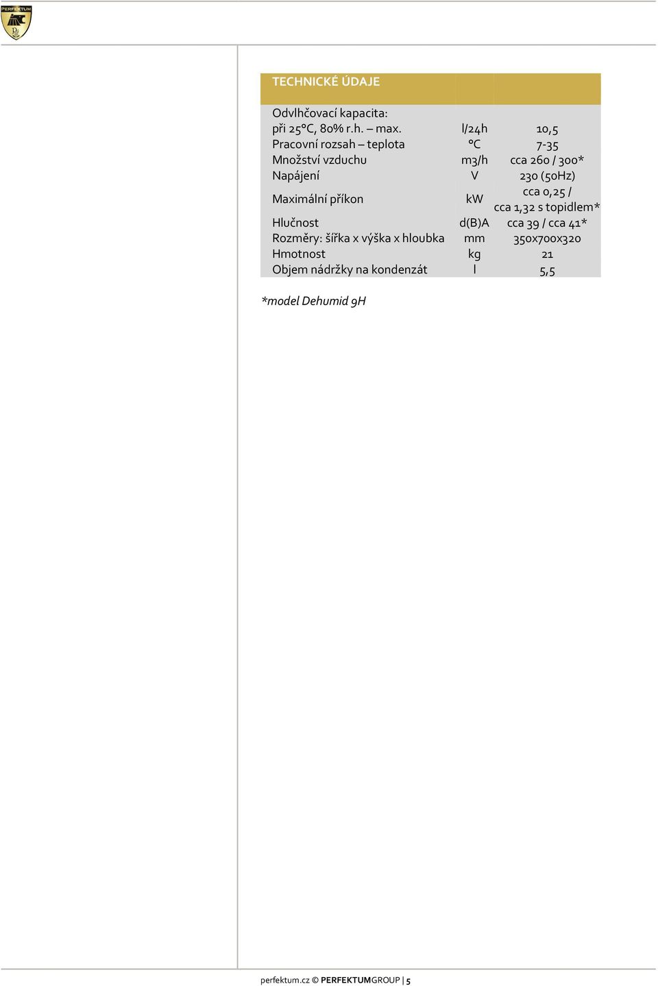 (50Hz) Maximální příkon kw cca 0,25 / cca 1,32 s topidlem* Hlučnost d(b)a cca 39 / cca 41*