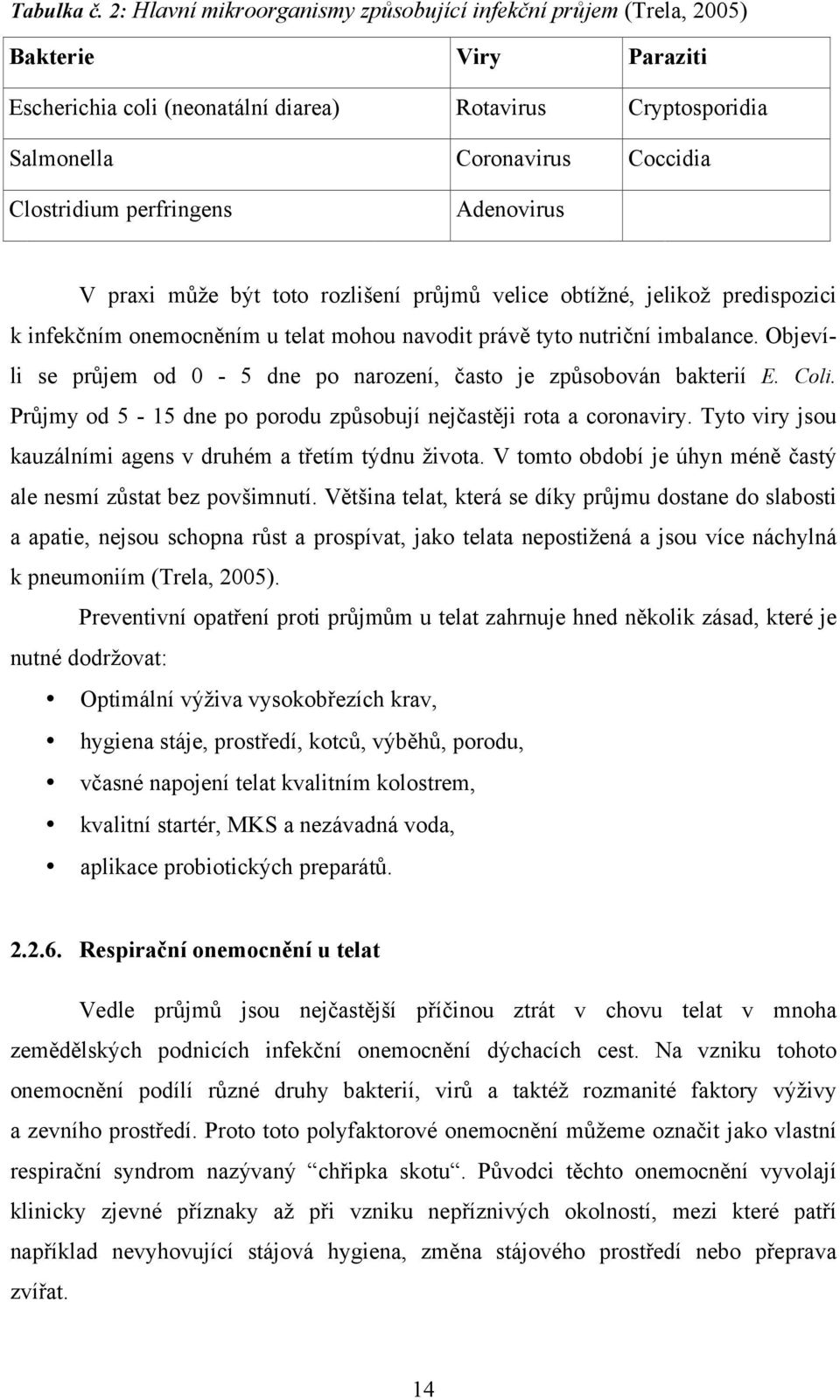 perfringens Adenovirus V praxi může být toto rozlišení průjmů velice obtížné, jelikož predispozici k infekčním onemocněním u telat mohou navodit právě tyto nutriční imbalance.