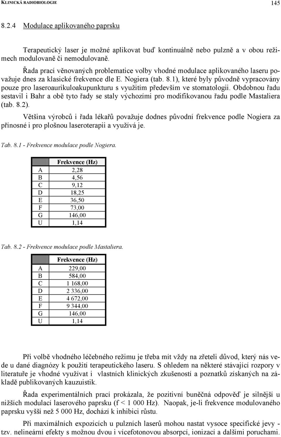 1), které byly původně vypracovány pouze pro laseroaurikuloakupunkturu s využitím především ve stomatologii.